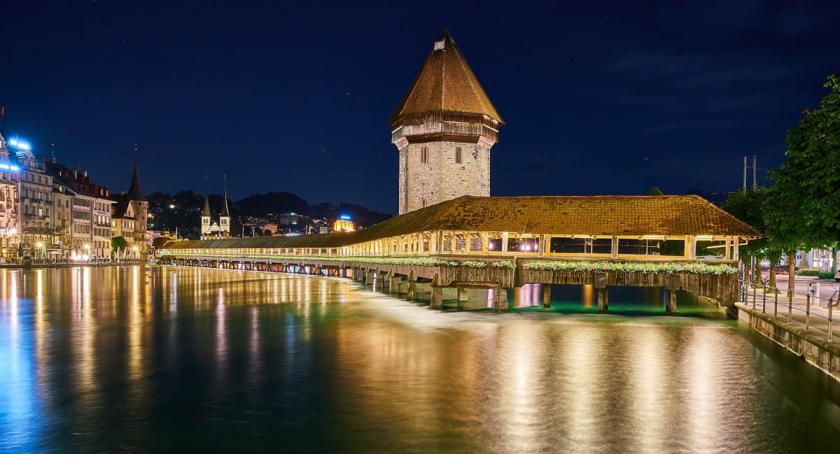 Kapellbrucke, Lucerne, Switzerland