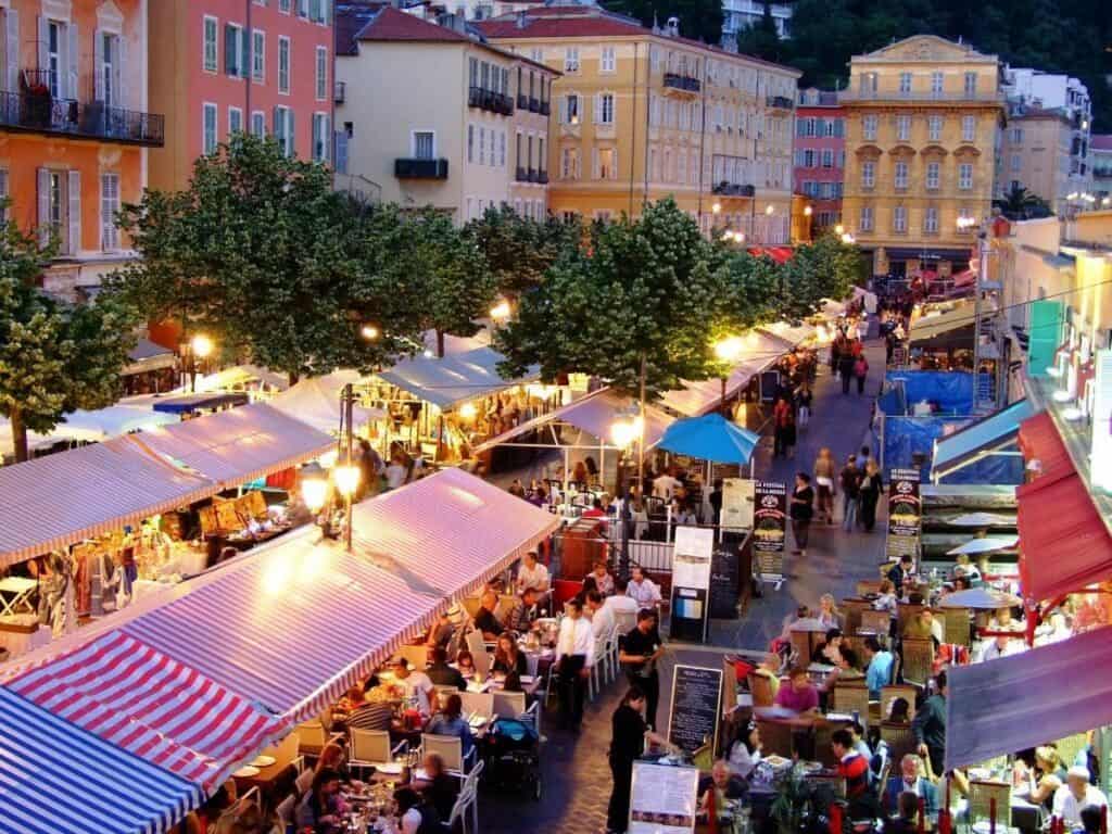 Cours Saleya Market Nice, France_