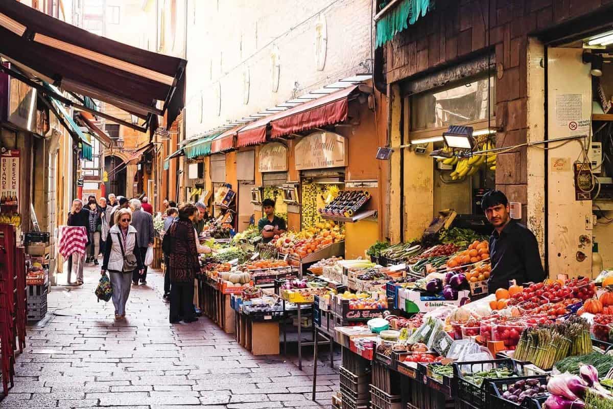 Quadrilatero food market, Bologna